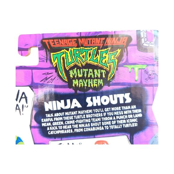 Teenage Mutant Ninja Turtles Mutant Mayhem Michelangelo Shouts Figure Action New - Picture 6 of 9